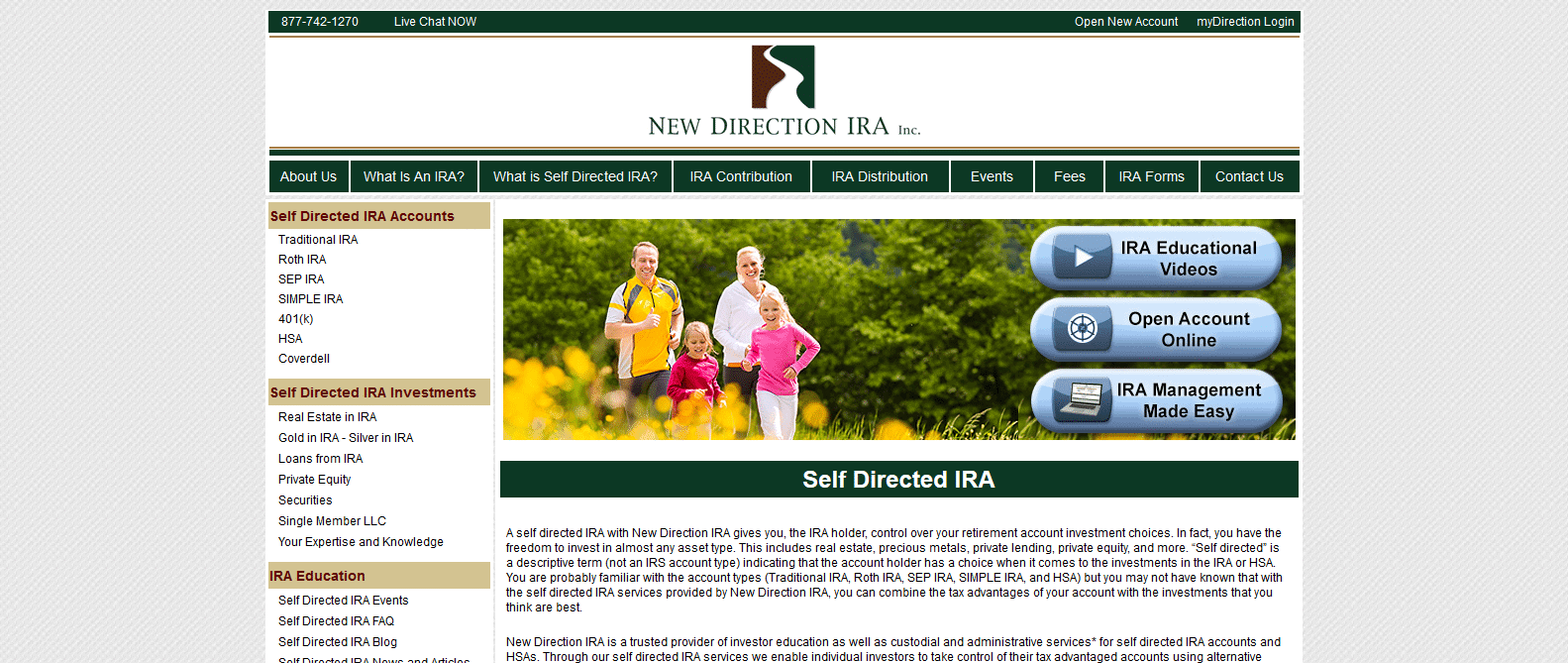 new direction ira review