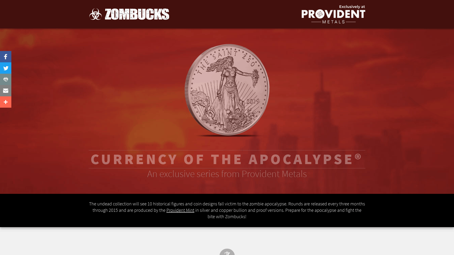 provident metals zombucks