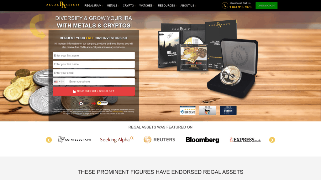 regal assets website